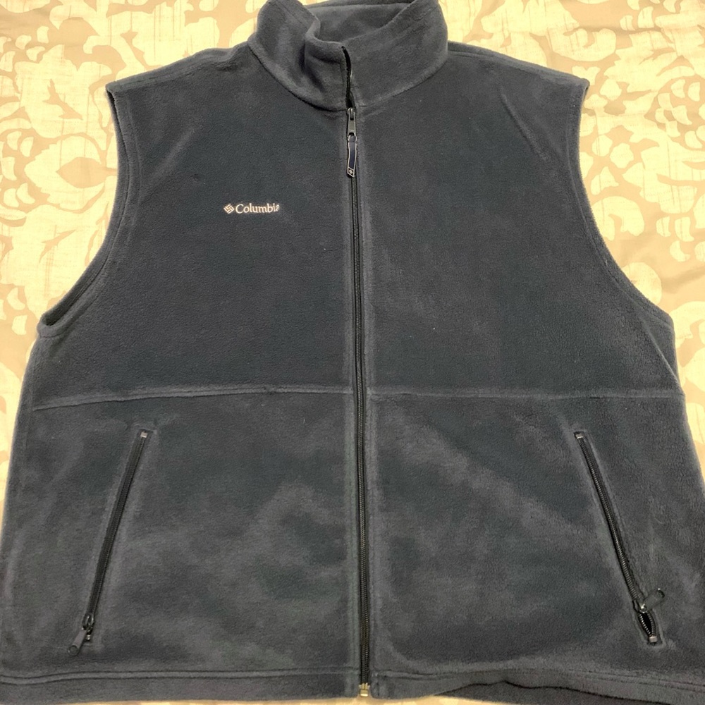Fleece Columbia men’s zipper vest